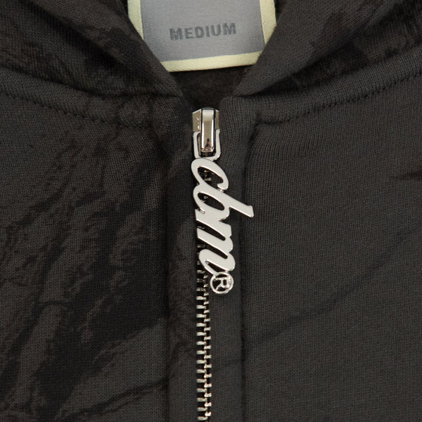 Heavyweight Camo Zip Up - Black Edition