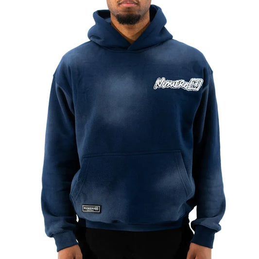 NUMERO IX - Blue Hoodie Signature