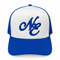 NE - Hat / Cap - White & Blue