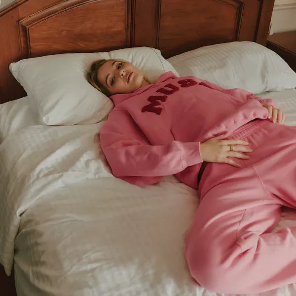 Heavyweight Chenille Hoodie - Blush