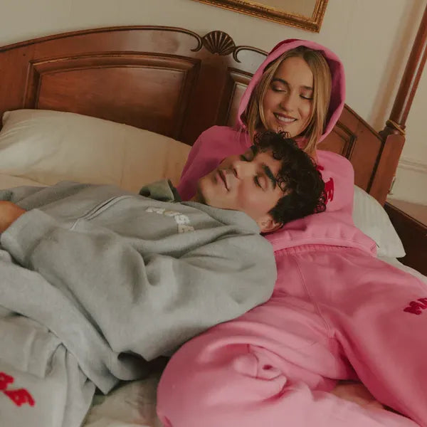 Heavyweight Chenille Hoodie - Blush