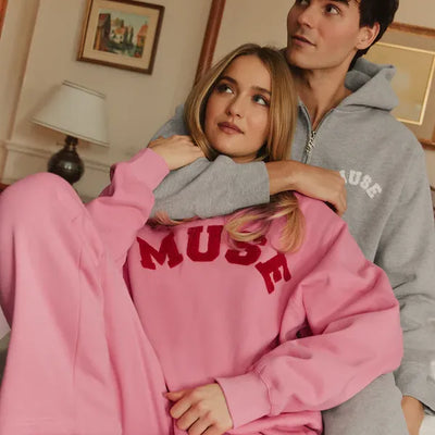 Heavyweight Chenille Zip-Up - Dove