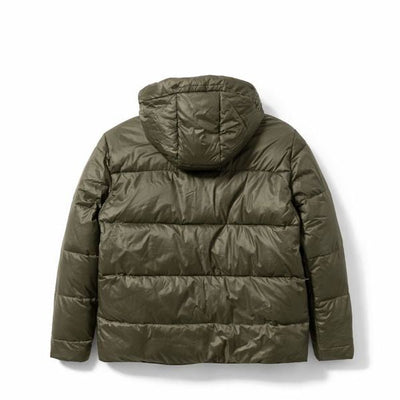 Nylon Down Parka Jacket - Olive