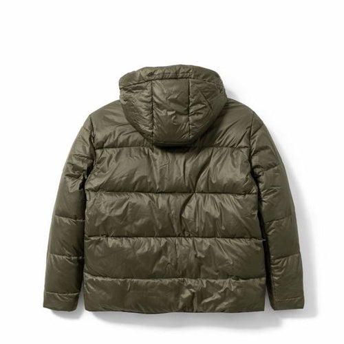 Nylon Down Parka Jacket - Olive