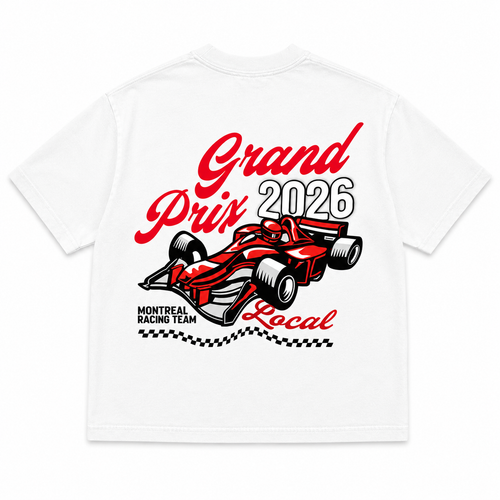T-shirt Local Boxy Fit F1 2026 Exclusif