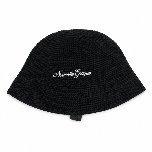 NE Black Bucket Hat