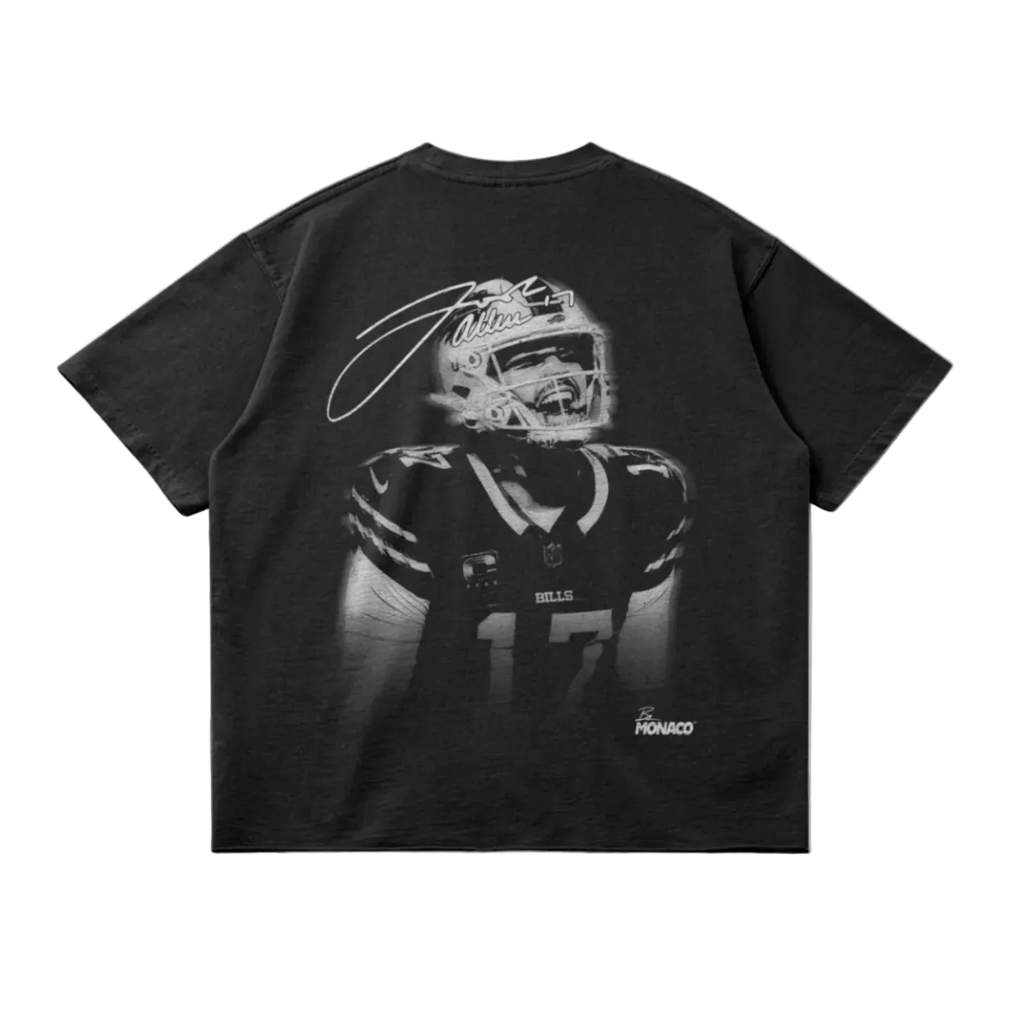 JOSH ALLEN BLUR TEE - FADED BLACK