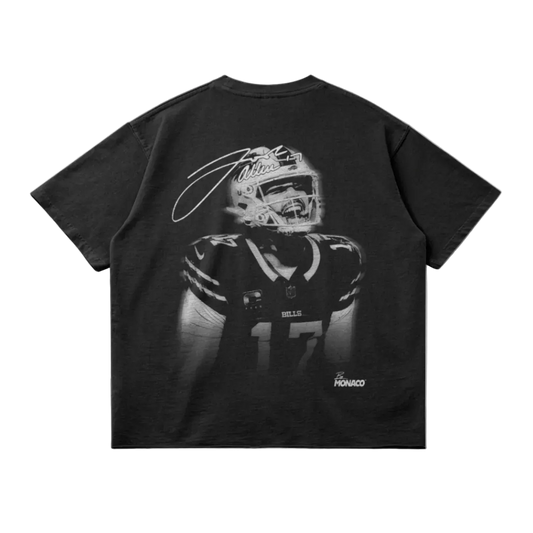 JOSH ALLEN BLUR TEE - FADED BLACK