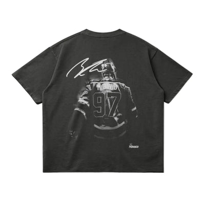 MCDAVID LEGACY BLUR TEE - DARK GRAY