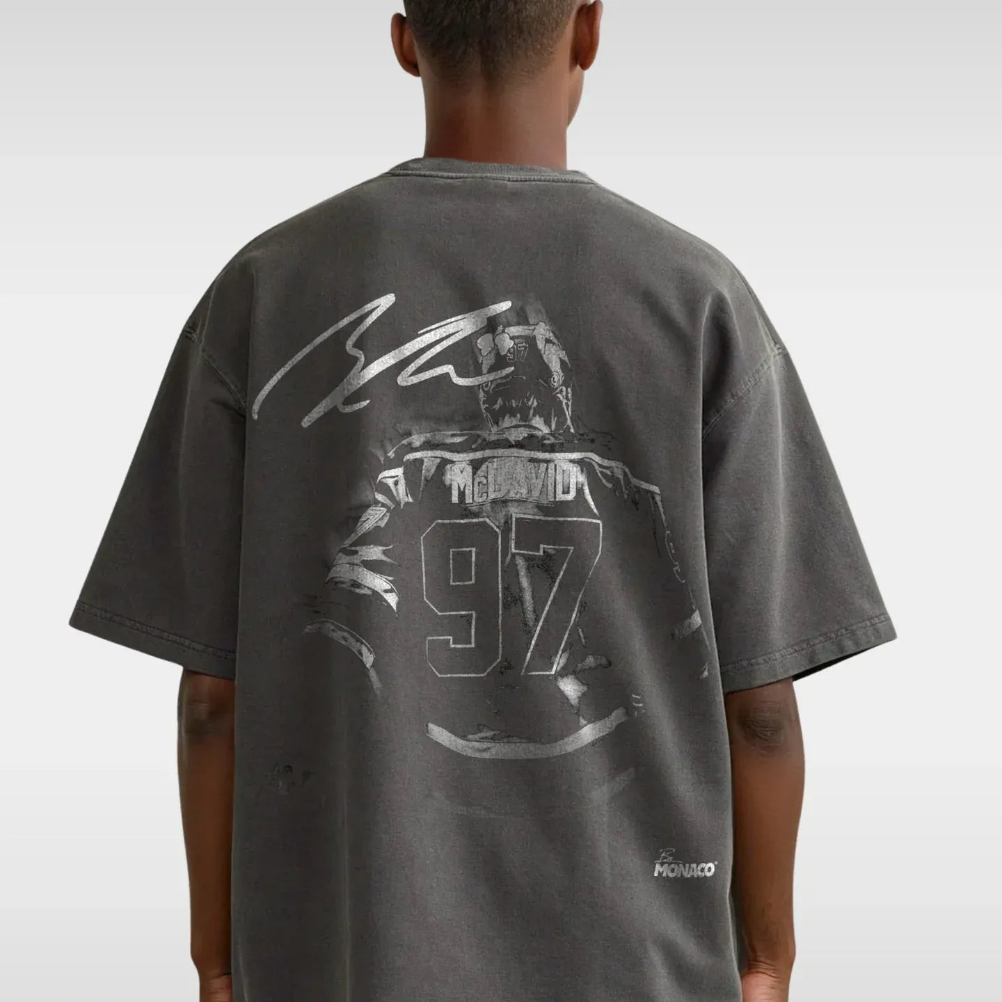 MCDAVID LEGACY BLUR TEE - DARK GRAY