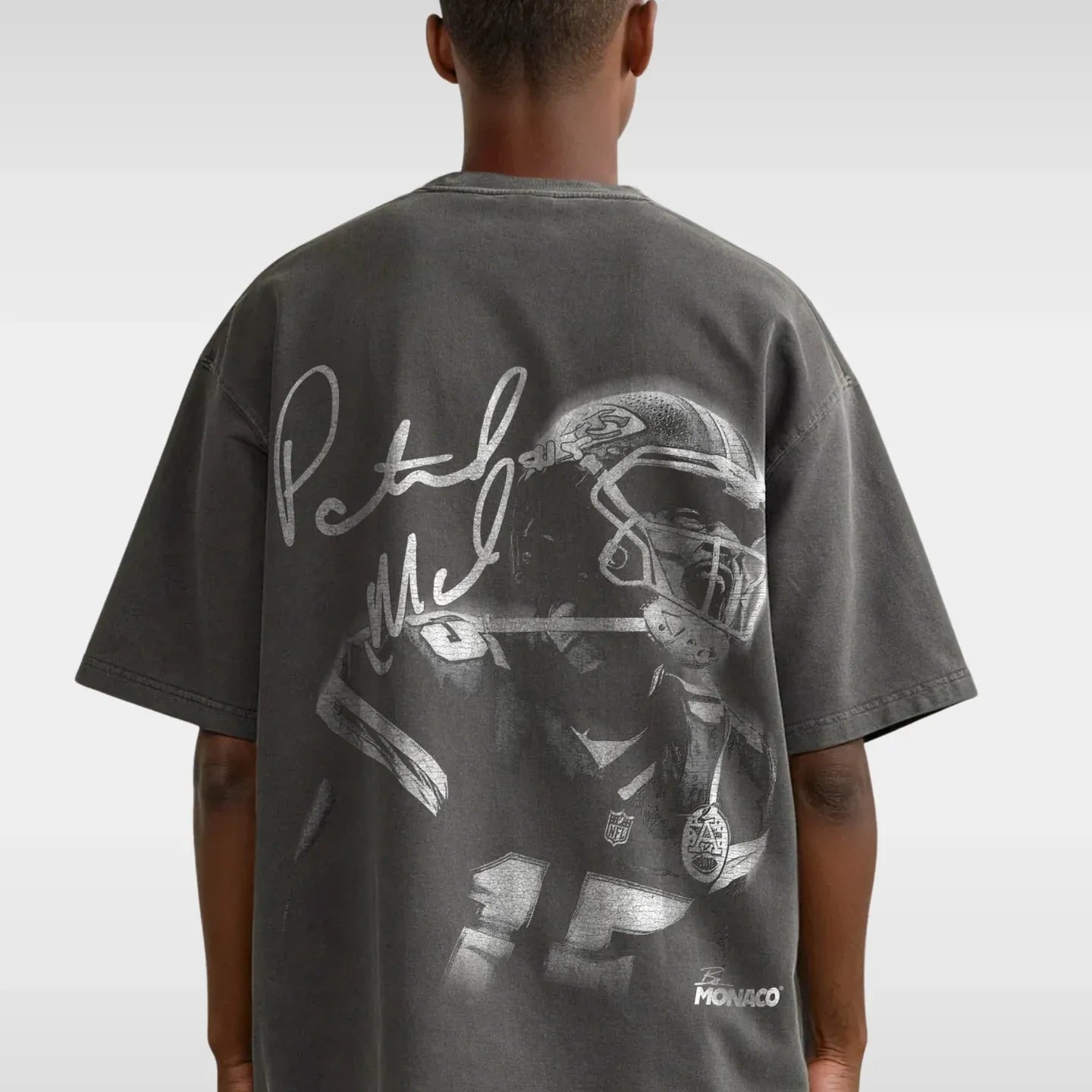 PATRICK MAHOMES BLUR TEE - DARK GRAY