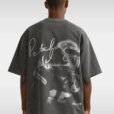 PATRICK MAHOMES BLUR TEE - DARK GRAY