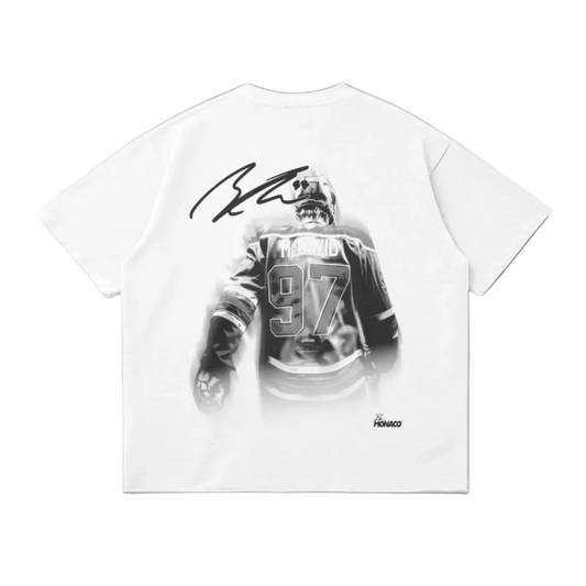 MCDAVID LEGACY BLUR TEE - ARCTIC WHITE