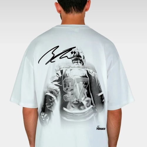MCDAVID LEGACY BLUR TEE - ARCTIC WHITE