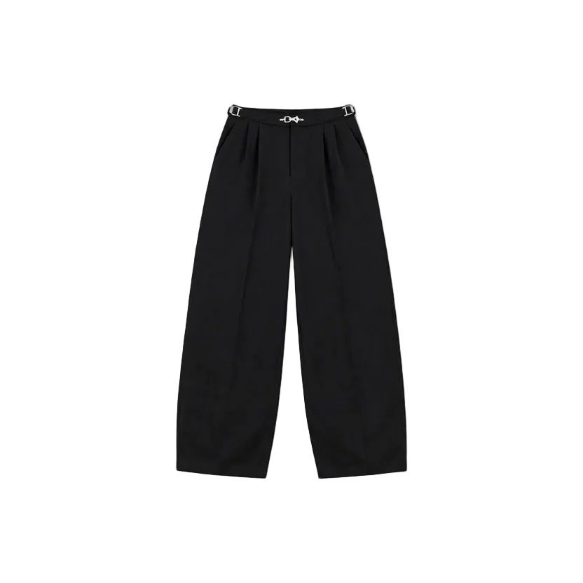 ABB - Pleated Trousers - Black