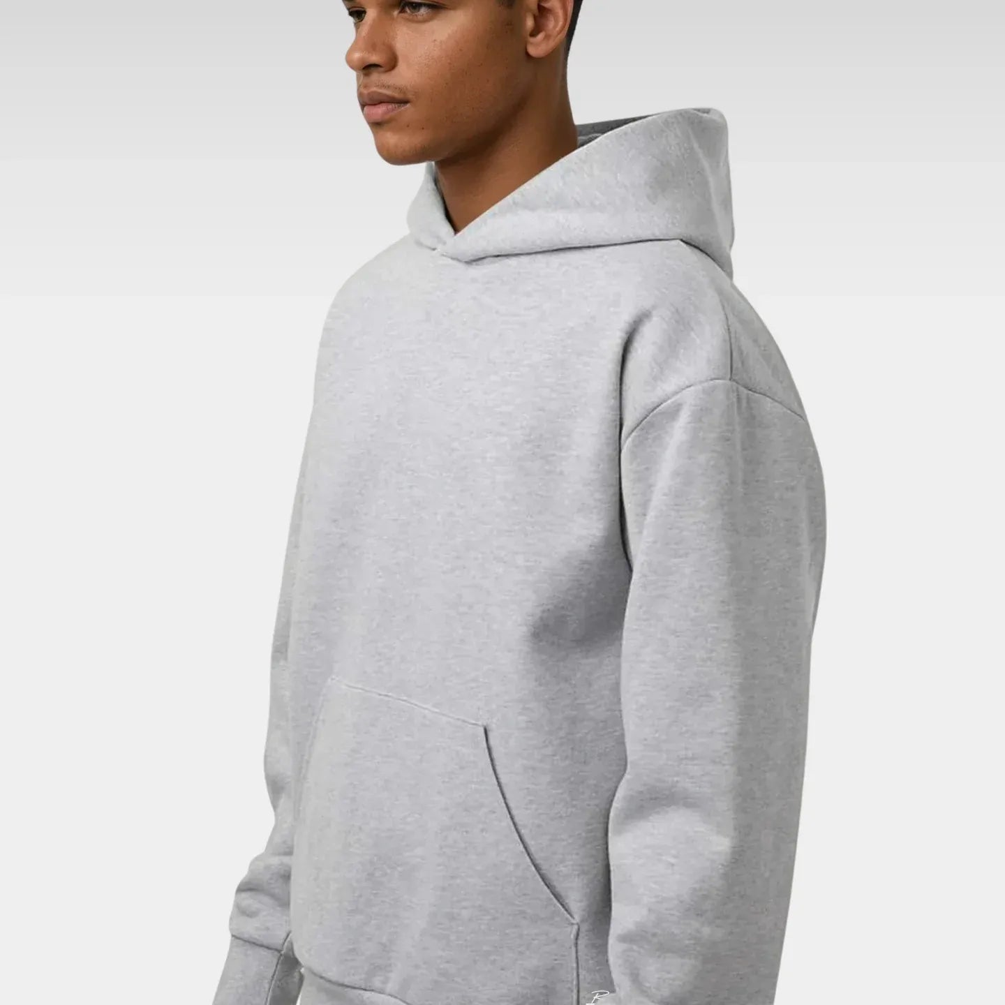 NORRIS HELMET HOODIE - HEATHER GRAY