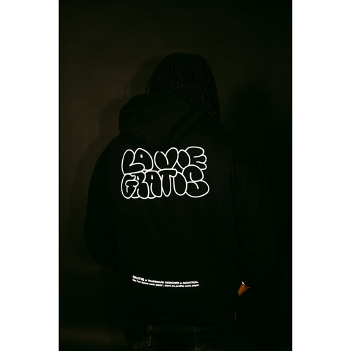 GRATIS "LA VIE GRATIS" Black Hoodie