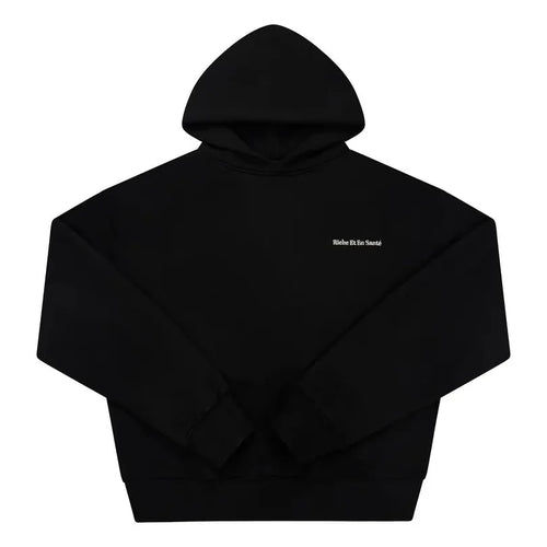 "Riche Et En Santé" Hoodie - Black
