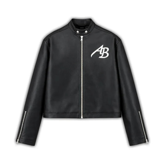 Monochrome Leather Jacket