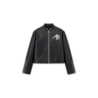Monochrome Leather Jacket