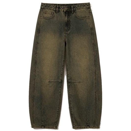 Jacqueline Barrel Leg - Dark Rinse