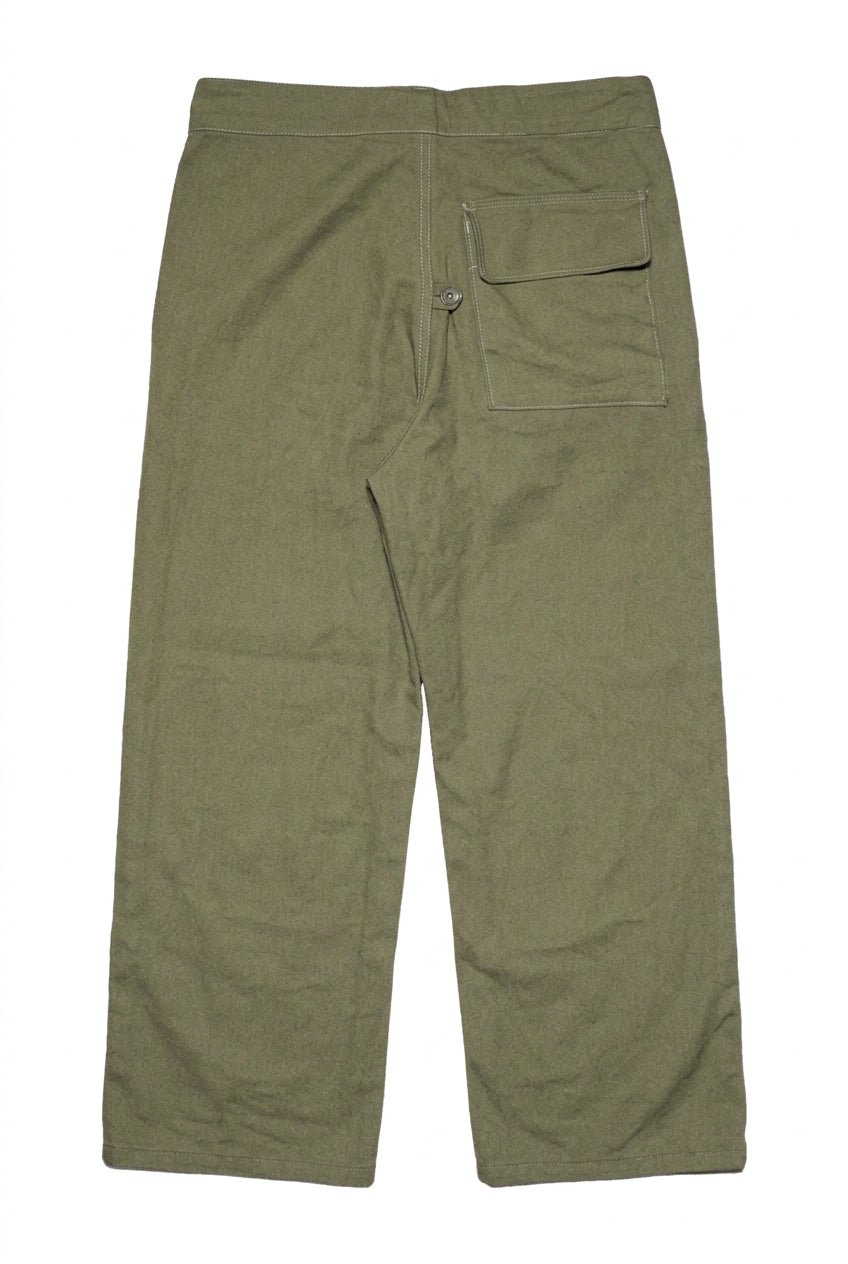 KRASH Pleated Pants - Green - flat lay