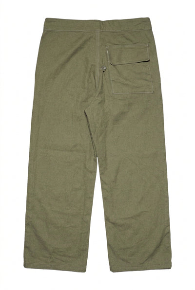 KRASH Pleated Pants - Green - flat lay