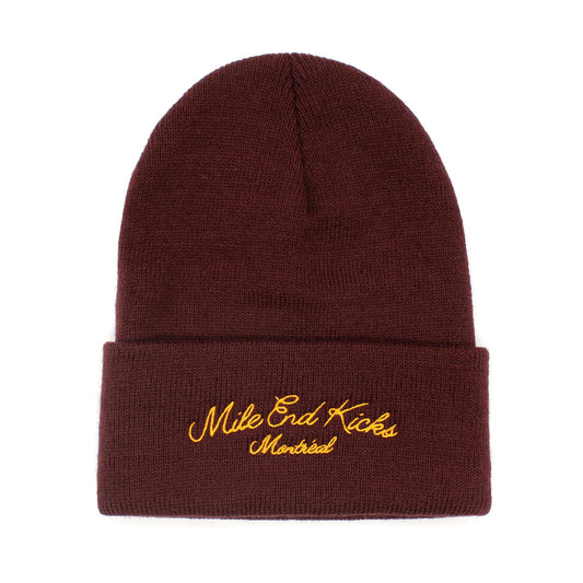 MEK Embroidery Beanie