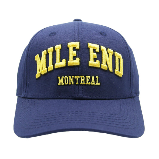 MEK Structured Baseball Cap - Navy MILE END MONTREAL