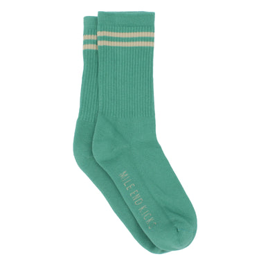 MEK Striped Sock - Jacquard Logo