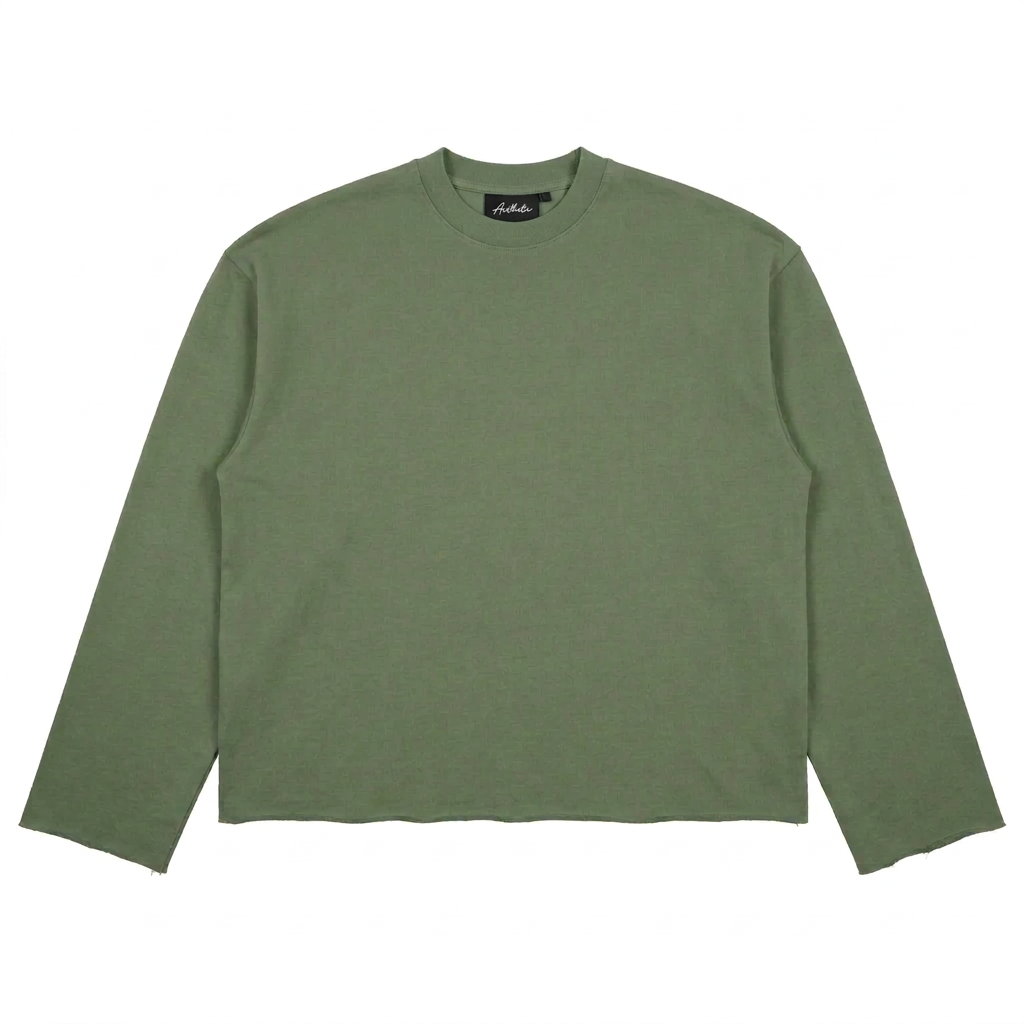 Nouvelle Époque Longsleeve Green - front flat lay