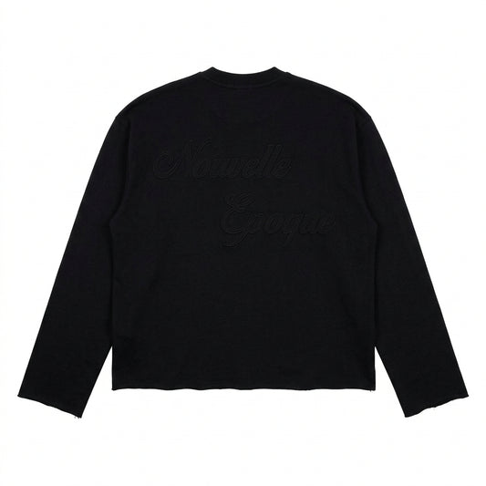 Nouvelle Époque Longsleeve Black - back flat lay