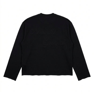 Nouvelle Époque Longsleeve Black - back flat lay