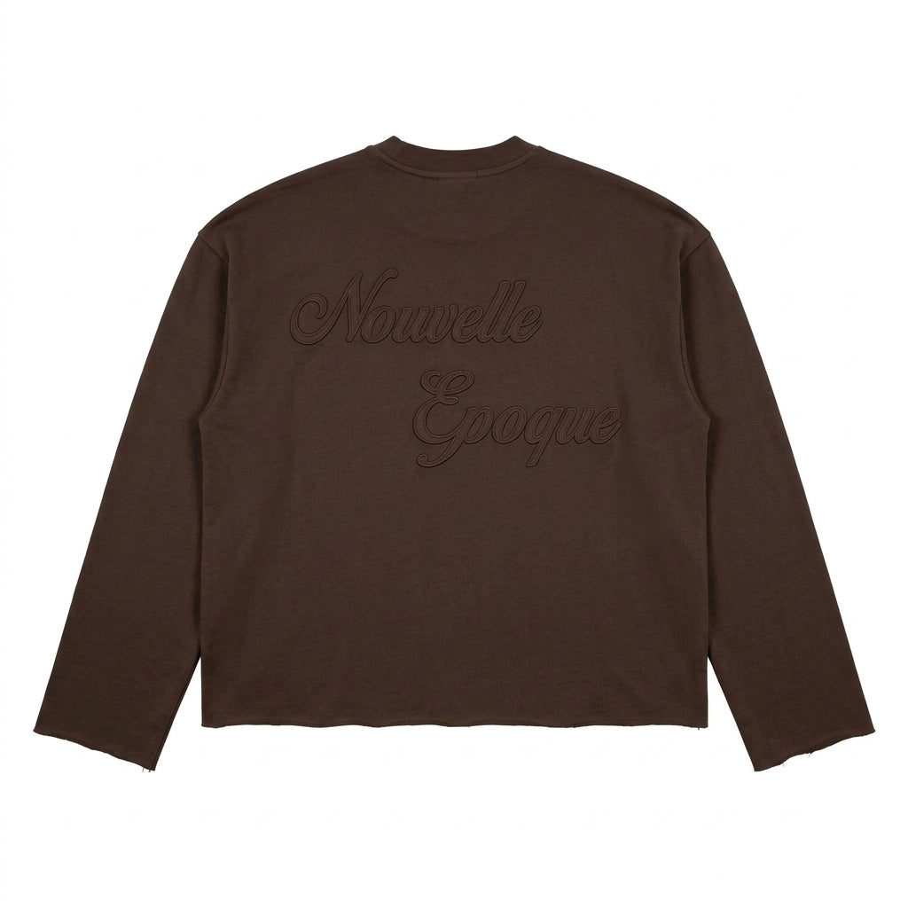 Nouvelle Époque Longsleeve Brown - back flat lay