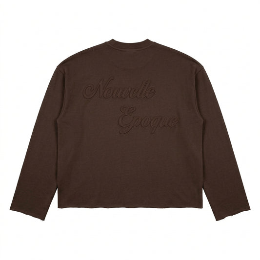 Nouvelle Époque Longsleeve Brown - back flat lay