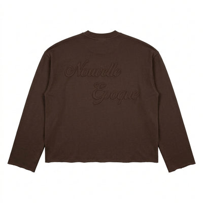 Nouvelle Époque Longsleeve Brown - back flat lay
