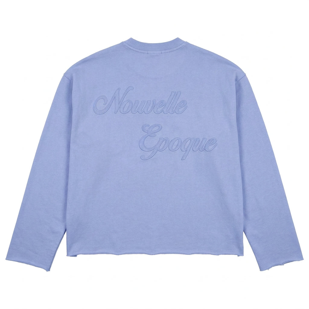 Nouvelle Époque Longsleeve Blue - back flat lay