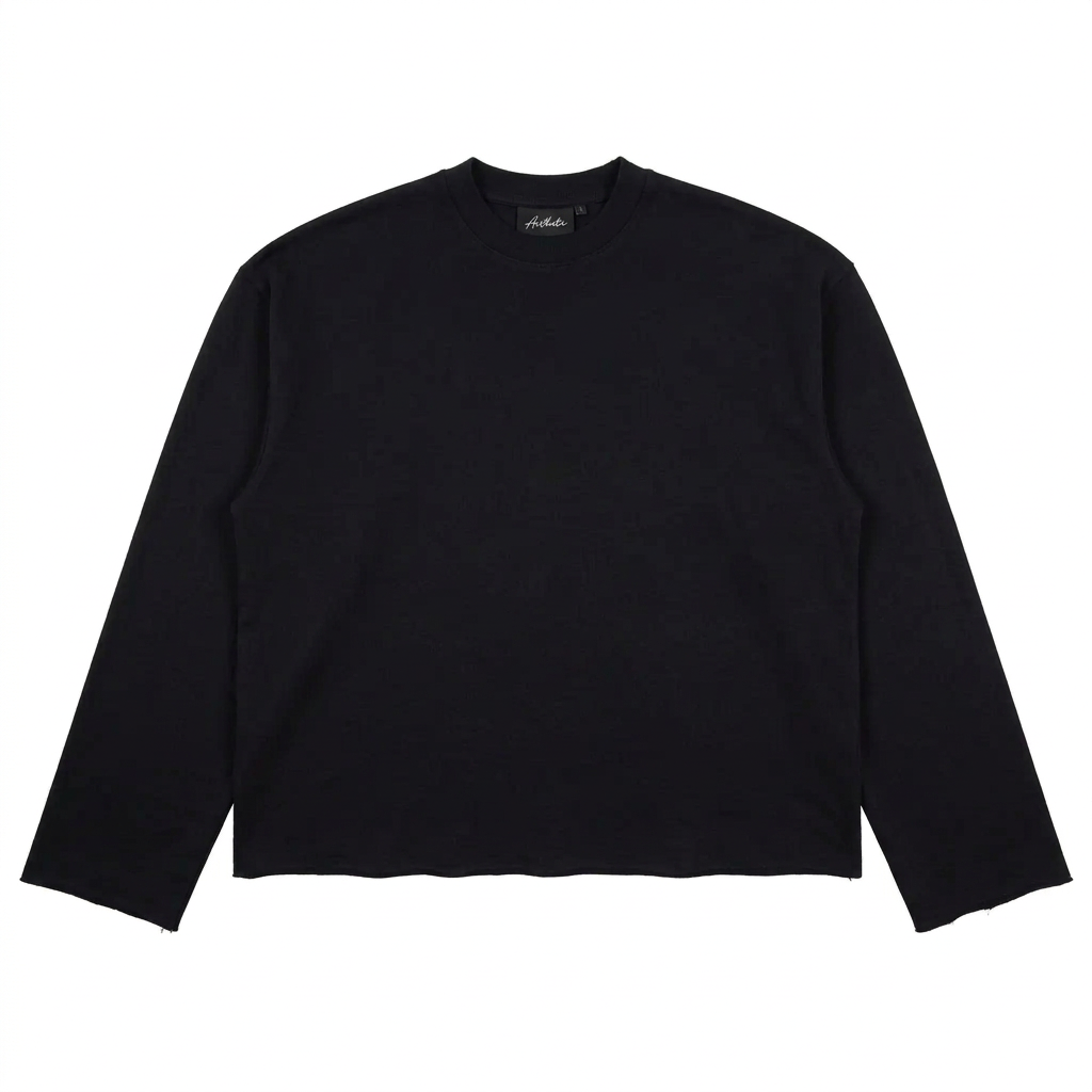 Nouvelle Époque Longsleeve Black - front flat lay