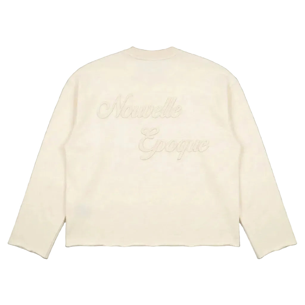 Nouvelle Époque Longsleeve Cream - back flat lay