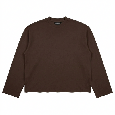 Nouvelle Époque Longsleeve Brown - front flat lay