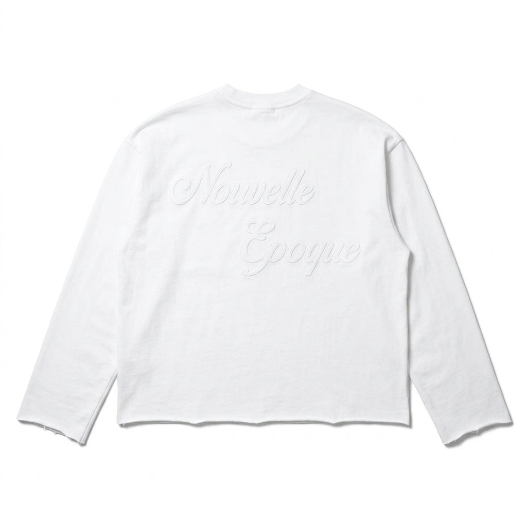 Nouvelle Époque Longsleeve White - back flat lay