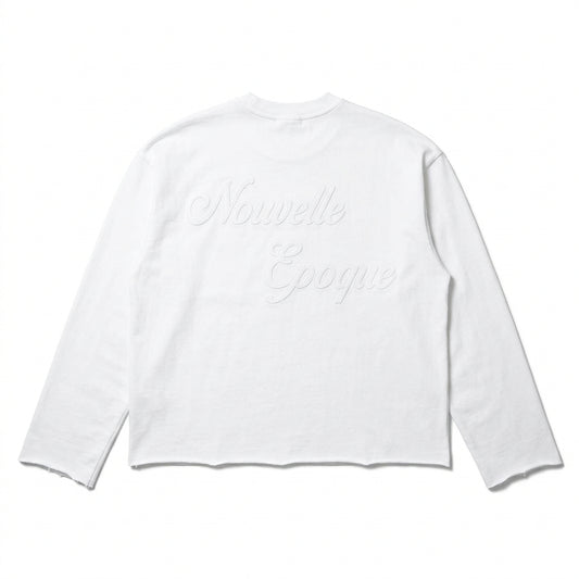 Nouvelle Époque Longsleeve White - back flat lay