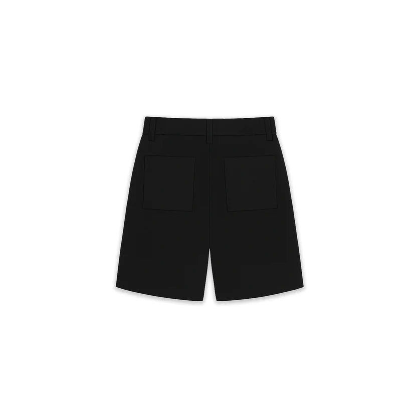 ABB - Pleated Shorts - Black