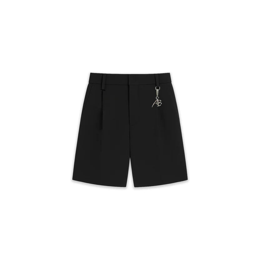 ABB - Pleated Shorts - Black