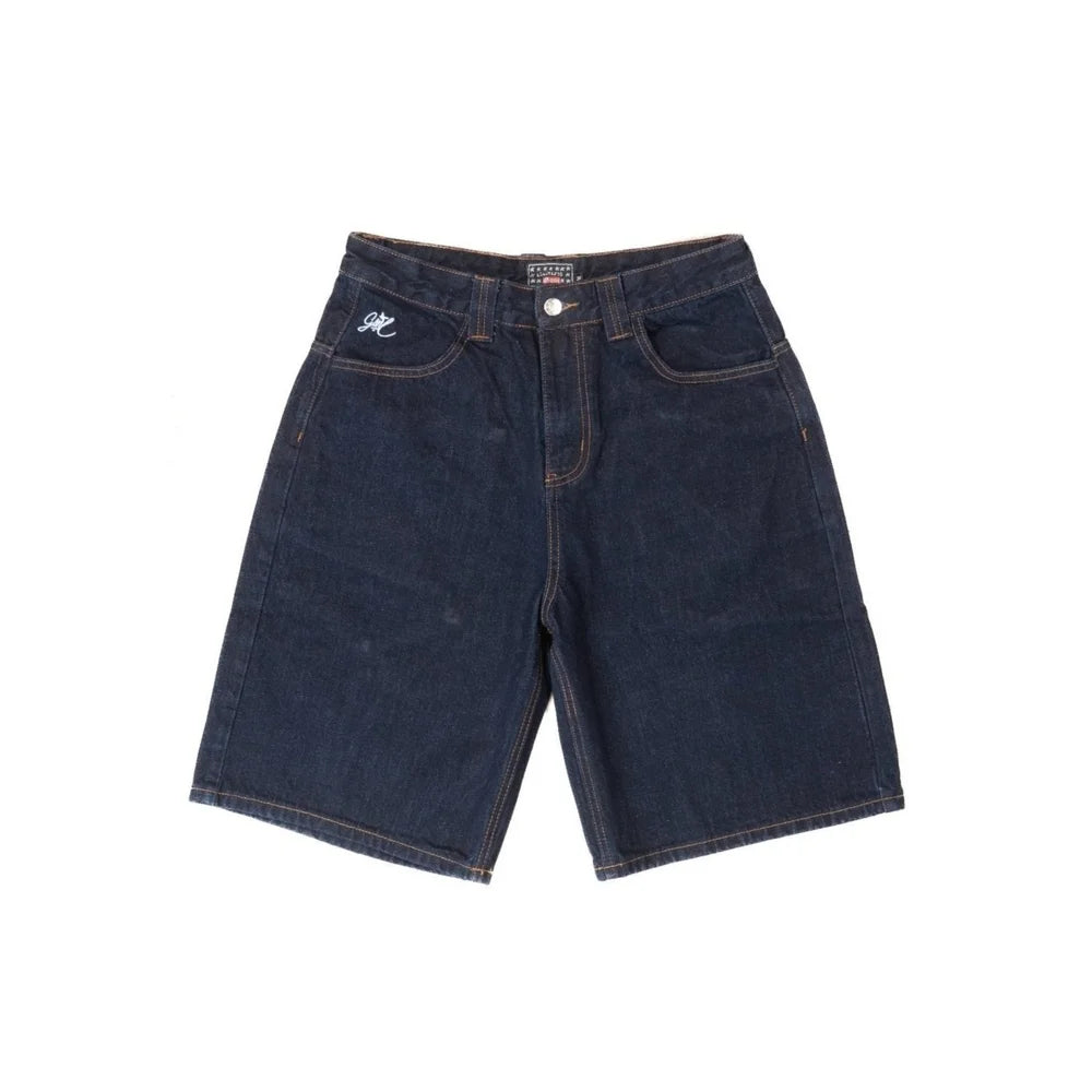 Short en jean délavé foncé - GonePants