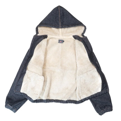 Veste en jean délavé foncé - Gonepants