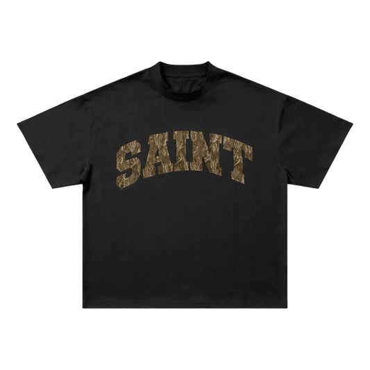 Black Tee - Saint Camo