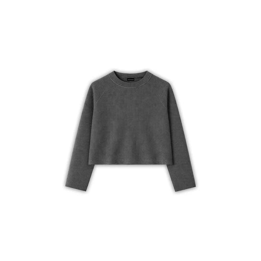 ABB - Waffle Long Sleeve - Dark Gray