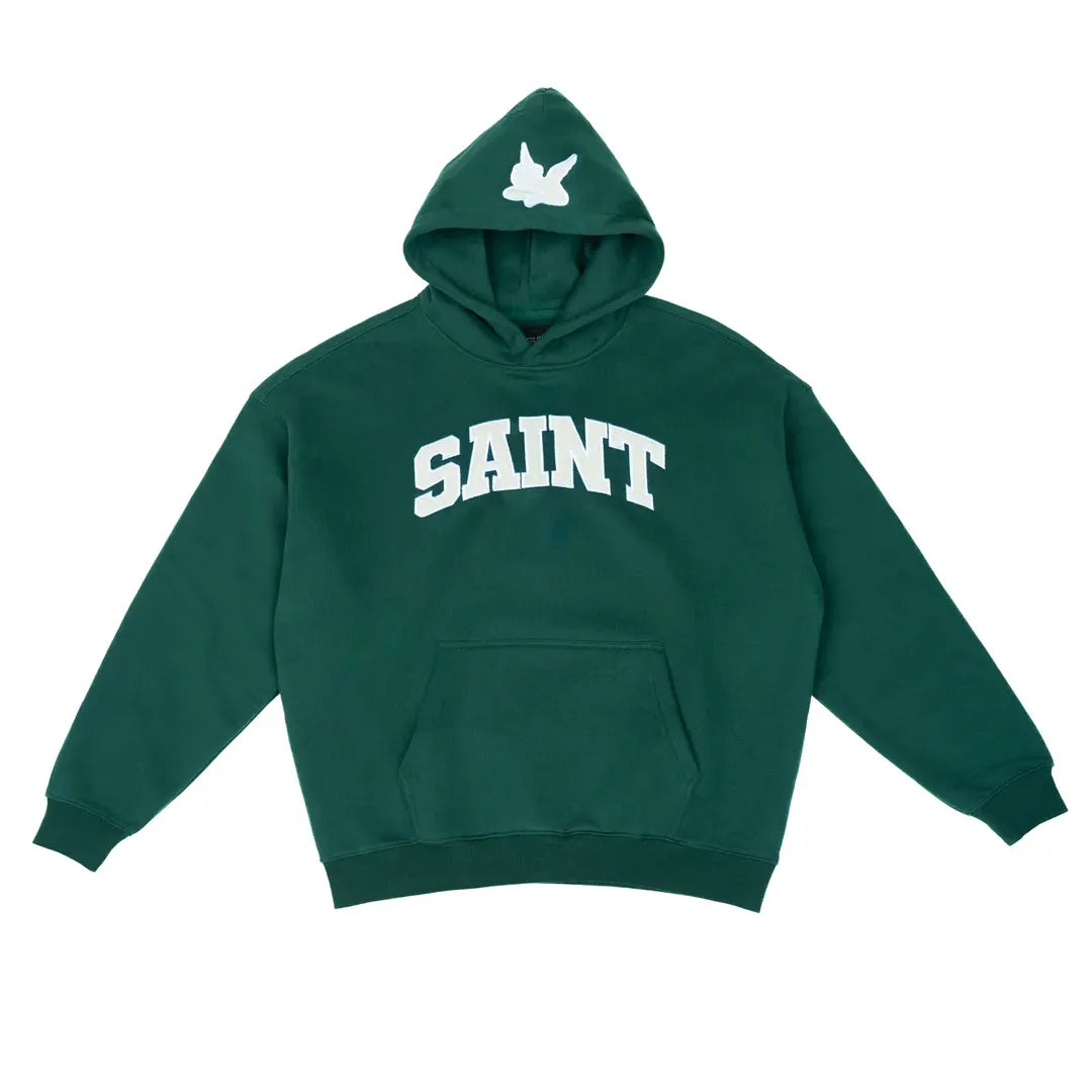 Sweat à capuche « Saint » vert forêt
