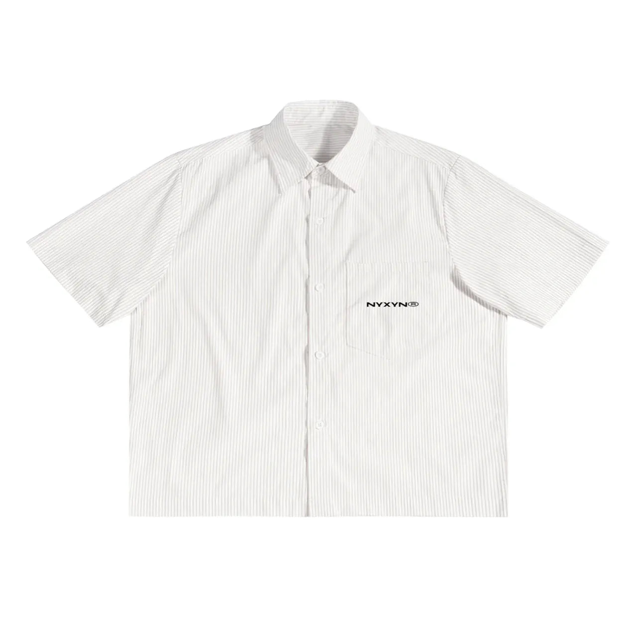 NYXYN - BOXY SCRIPT SHIRT - WHITE